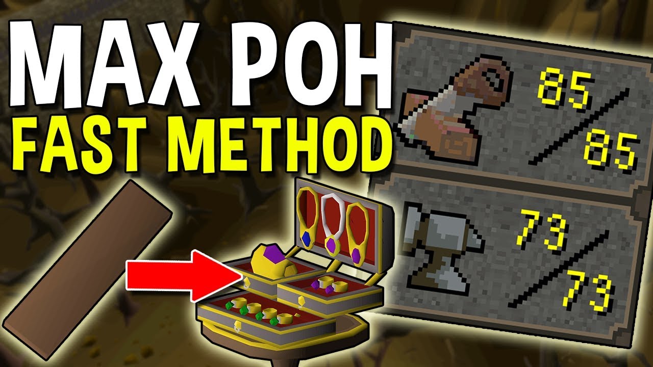 I Maxed My POH Using The Fastest Method Possible! Cost And EXP Analysis ...