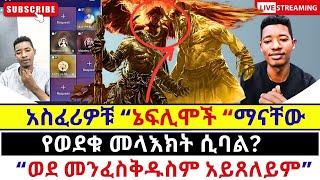 🧐የወደቁት መላዕክት! እውን መላዕክት ናቸው  Nephilim abu