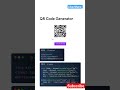 Simple QR code generator Using Javascript #javascript #shorts