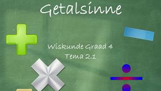 Wiskunde Graad 4: Getalsinne Deel 2