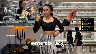 ERRANDS VLOG ☁️ grocery run, simple \u0026 intimate new year’s eve, productive day out