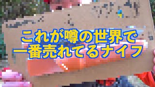 【世界一のナイフ】人生で初めてバトニングとフェザースティック体験。