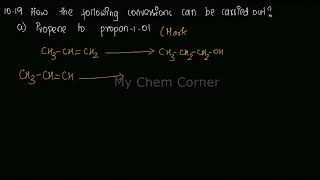 Propene to propan-1-ol I organic chemistry conversions for JEE, NEET \u0026 CBSE