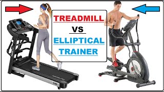 Treadmill vs elliptical trainer machine