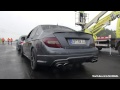 mercedes benz c63 amg brutal revs