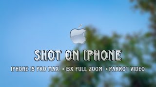 iPhone 15 Pro Max | 15X full zoom| Parrot video | Bangalore - Mysore | shot on mobile | InShot