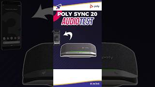 Tech Tested, Tech Approved: the Poly Sync 20 Speakerphone Audio Test! #shorts #demo #audio