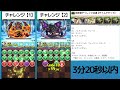 【簡易】前夜祭チャレンジ（タイムアタック）の1.2共通編成！【パズドラ】