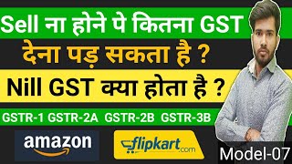 Module-07|What is Nill GST| How to fill Nill GST | No Sell How Much GST to pay|