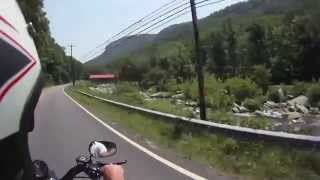 Motorcycle ride from Fairview, NC to Bat Cave, Chimney Rock, and Lake Lure on US 74 A