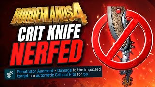 Crit Knife Nerf Explained | Borderlands 4 Patch Notes