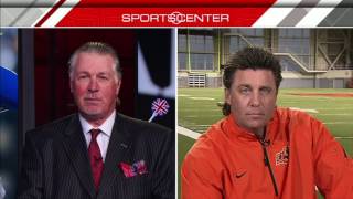 OSU Head Coach Mike Gundy Says Hair Worth 'Millions' | ESPN