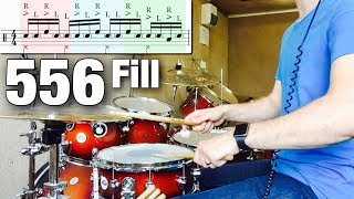 556 RLRLL Fill | Drum Lesson by Dex Star (DexStar.net)