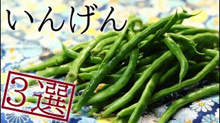 【緑の細長いやつ】いんげんで食感楽しいレシピ３選