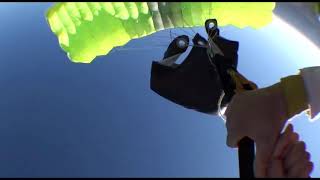 Skydiving gear malfunction leads to violent spins