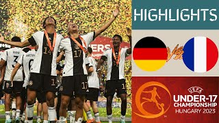 🇩🇪 Germany vs France 🇫🇷 UEFA U17 Championship | Final