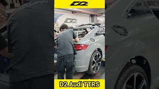 #賽車教父廖老大 #用愛心做公益  D2 Audi TTRS 媲美藝術品 關於 打亀貼紙 索取如下 廖老大要約大家一起做公益 詳情請關注D2官方資訊