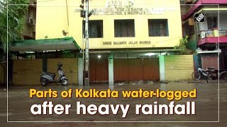 Parts of Kolkata water-logged after heavy rainfall