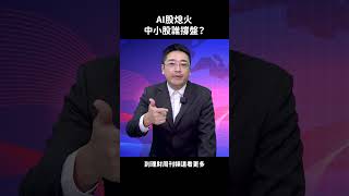 AI股熄火 中小股誰撐盤？ #shorts #曾志翔 #財經急診事