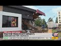 Tractor trailer hits Wendy's