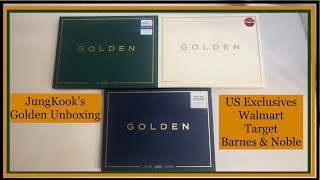 Jungkook Album Golden Unboxing Target, Walmart, and Barnes & Noble US Exclusives #jungkookgolden