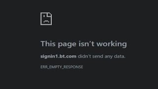 BT Email Fails to Login: Workaround