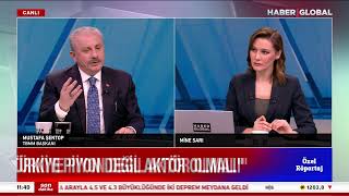 Seçim 2023 | CANLI | TBMM Başkanı Mustafa Şentop Haber Global'de