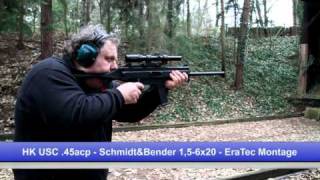 hk usc 45acp - Schmidt \u0026 Bender 1,5-6x20 - Eratec Montage