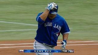 TEX@TOR: Navarro opens the scoring with a solo shot