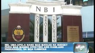 NBI, uma-apela nang mas mataas na budget