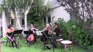 Los Angeles String Quartet- Wedding Ceremony Musicians Demo- Bach- Gavotte