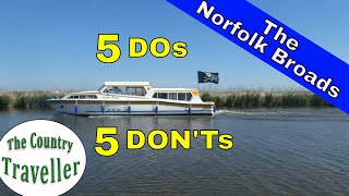 5 DOs and 5 DON'Ts for first timers on The Norfolk Broads #norfolkbroads