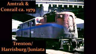 Amtrak and Conrail 1979-80 - Harrisburg / Trenton / Juniata [Classic Home Movies]