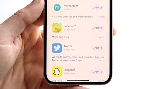 How To Update All iPhone Apps At Once!