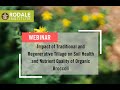 Webinar 23: Impact of Traditional/Regenerative Tillage on Soil and Nutrients of Organic Broccoli