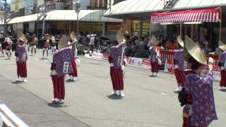 備中岡山・伊呂波　～2011高知よさこい祭り・本祭２日目(升形競演場)