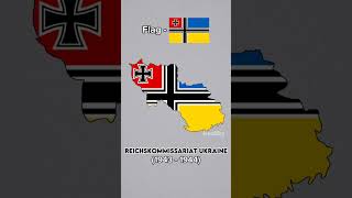 Evolution of Ukraine 🇺🇦 #shorts #geography #map #flag #ukraine #history #empire #russia #viral #fyp