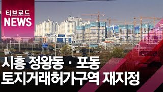 [시흥] 시흥 정왕동 포동 토지거래허가구역 재지정 / 티브로드 한빛방송