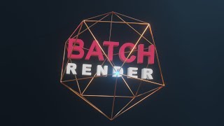 Batch Render 1.0 - Blender Addon