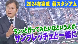 【生出演】Jリーグ野々村チェアマンが広島のスタジオに登場！サンフレ新スタジアム完成について語る