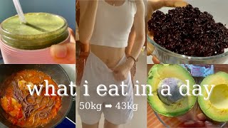 50 - 43kg healthy vlog | how to -7kg, what i eat in a day, homemade meals diet.