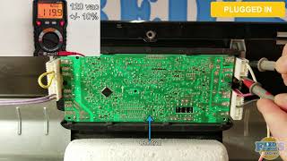 Testing for 120 Volts at the control board on a range or oven