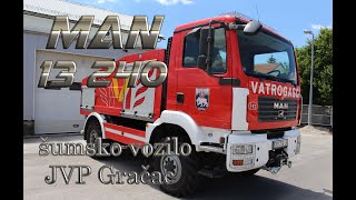 MAN 13.240 4x4 šumsko vozilo,  wildland fire engine- Croatia