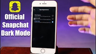 Official Snapchat Dark Mode - How to Enable Dark Mode on Snapchat in 2021