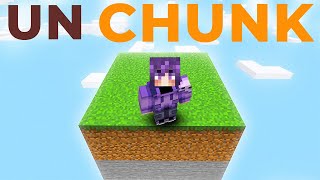 Peut-on Finir Minecraft sur UN seul Chunk ?