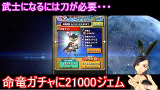 【星ドラ】命竜ガチャに21000ジェム！刀ください