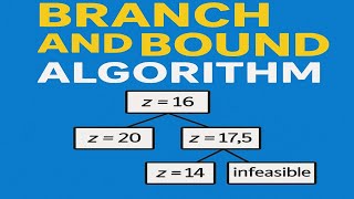 Branch and bound method|| integer programming || Integer Programming: Branch and Bound Simplified