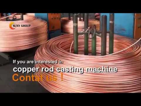 Continuous Copper Rod Production Line - YouTube