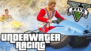 CRAZY NEW UNDERWATER CAR RACES!! - GTA V FUNNY MOMENTS!! #2