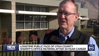 Public face of Utah County Sheriff's Office retiring after 34-year career